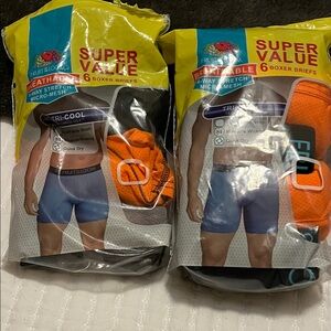 Men’s Fruit Of The Loom Boxer Briefs XL